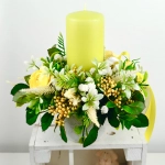 Stroik wielkanocny ze świeczką nr 12