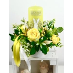 Stroik wielkanocny ze świeczką nr 12