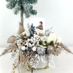 Stroik w kolorze bieli, złota i szampana nr 64 Stroik w kolorze bieli, złota i szampana nr 64