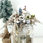 Stroik w kolorze bieli, złota i szampana nr 64 Stroik w kolorze bieli, złota i szampana nr 64