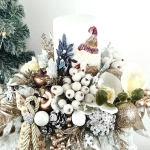 Stroik w kolorze bieli, złota i szampana nr 64 Stroik w kolorze bieli, złota i szampana nr 64