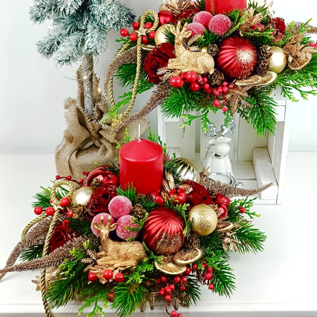 Stroik złoto - czerwony nr 51