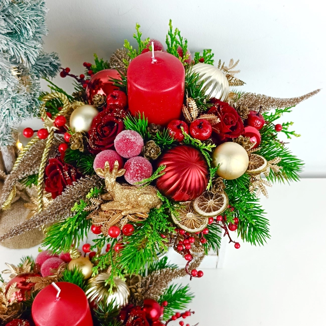 Stroik złoto - czerwony nr 51