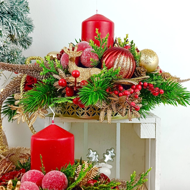 Stroik złoto - czerwony nr 51