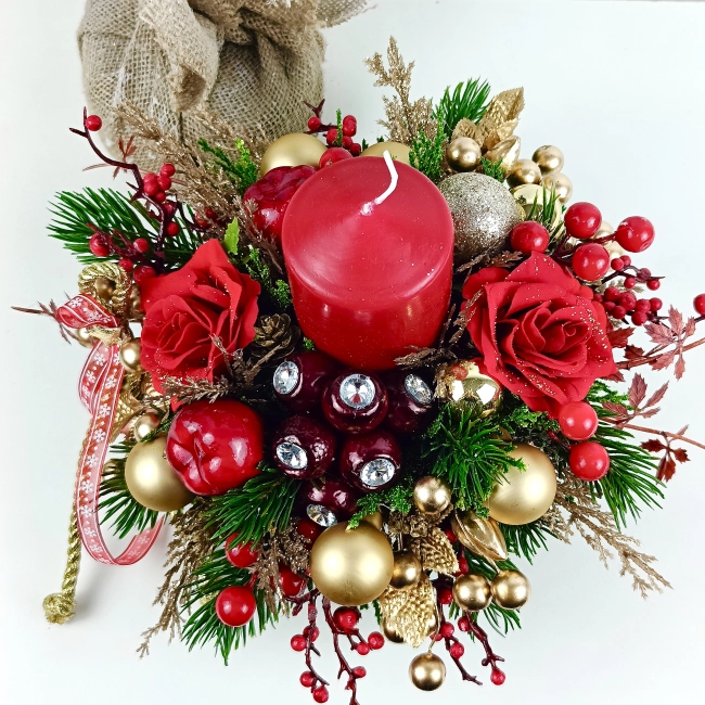 Stroik złoto - czerwony nr 44