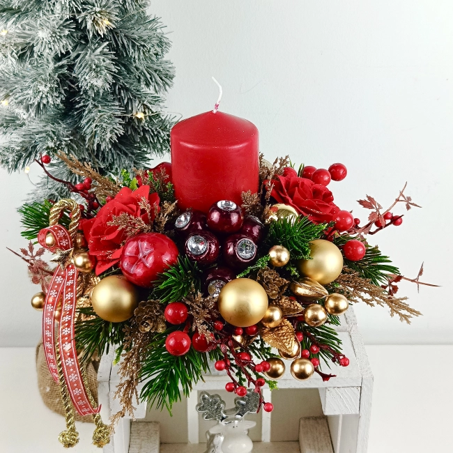 Stroik złoto - czerwony nr 44