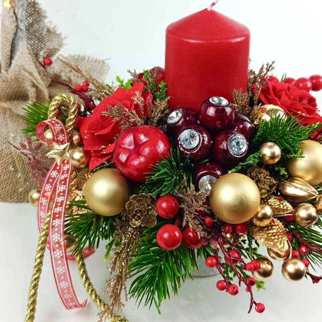 Stroik złoto - czerwony nr 44